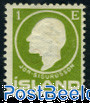1E Olive green, Stamp out of set