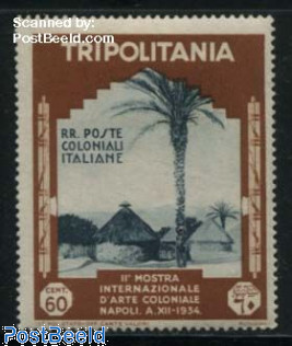 Tripolitania, 60c, Stamp out of set
