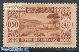 0.50P, Type I, Stamp out of set