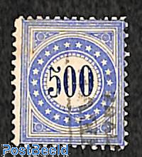 500c postage due, Stamp out of set