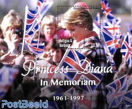 Princess Diana in memoriam s/s