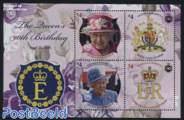 Queen Elizabeth 90th Birthday 4v m/s