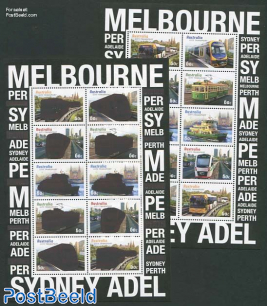 City Transport, Special folder with 2 sheet, One sheet with a heat reactive treatment
