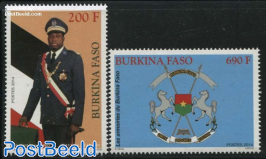 Coat of Arms & President Zerbo 2v