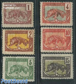 French Congo, Tigers 6v