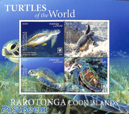 Rarotonga, Turtles 4v m/s