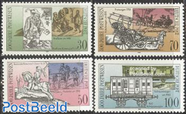 500 years postal services 4v