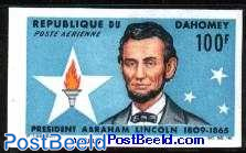 Abraham Lincoln 1v imperforated