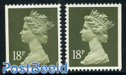 definitives 2v (left and right imperforated)