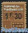 1.30 on 1.00, Colis Postal, Stamp out of set