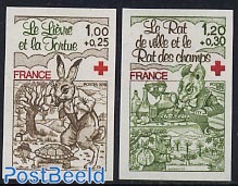 Red Cross 2v imperforated