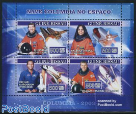 Columbia space accident 4v m/s