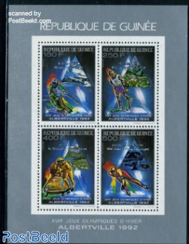 Winter Olympic Games 4v m/s, silver overprints