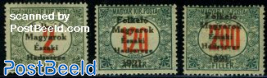 West HungarY, postage due 3v