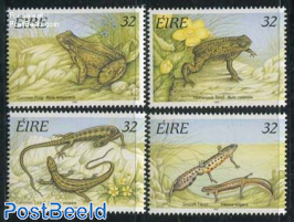 Reptiles & amphibians 4v
