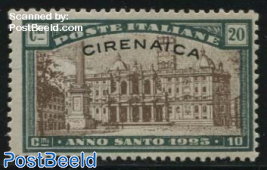 Cirenaica 20c, Stamp out of set