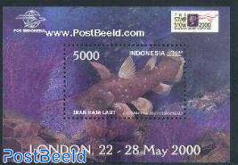 Stamp show, fish s/s