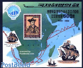 Int. year of the sea s/s, Vasco da Gama
