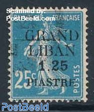 1.25P on 25c, Stamp out of set