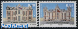 Europa, Castles 2v (without countryname, withdrawn issue)