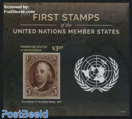 First Stamp of the USA s/s