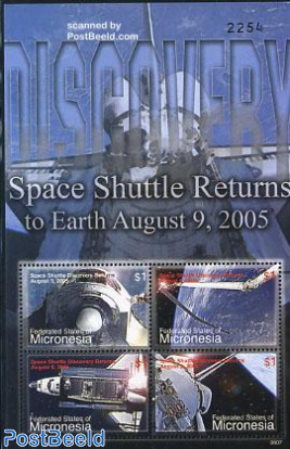 Space Shuttle to Earth 4v m/s