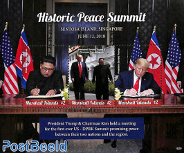Meeting between Trump and Kim Jong-Un 3v m/s
