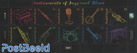 Instruments of Jazz and Blues 10v m/s