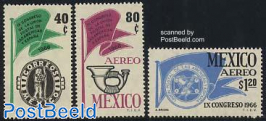 Spanish American postal union 3v