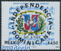 145 years Dominican republic 1v