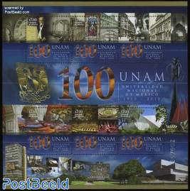 100 Years Unam university 6v m/s