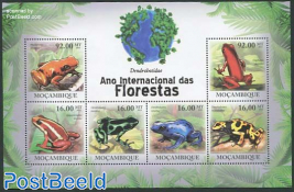 Int. Forest year, Frogs 6v m/s