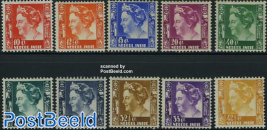 Definitives 10v, without WM