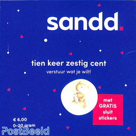Sandd, Birth stamps foil booklet