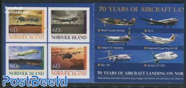 70 Years of Aircraft landing on Norfolk 12v s-a in booklet