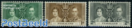 Coronation George VI 3v
