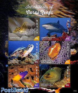 Inhabitants of Coral Reef 6v m/s