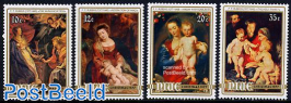 Christmas, Rubens paintings 4v