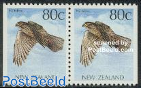 NZ falcon booklet pair [:]