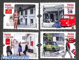 200 years post offices 4v