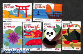 China stamp exposition 6v
