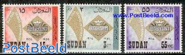 10 years arab postal union 3v