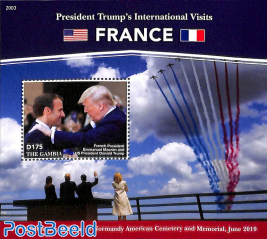 Pres. Trump visits France s/s