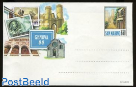 Envelope 650L, Genovan stamp exposition
