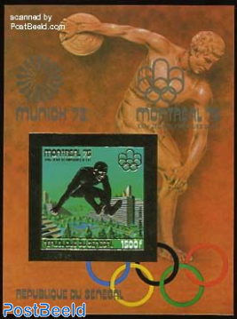 Olympic games s/s, imperforated