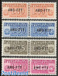 Autorisation stamps 4 pairs