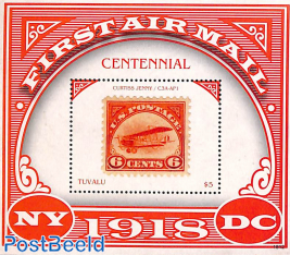 First Air Mail Centenary s/s
