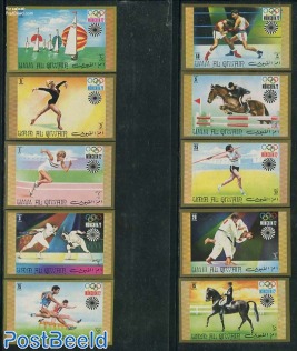 Olympic Games 10v, imperforated