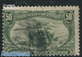 50c Olive-green, used