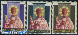 Pope Pius X 3v